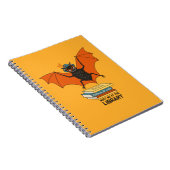 司書おもしろい先生こうもり本の恋人 ノートブック (右側)