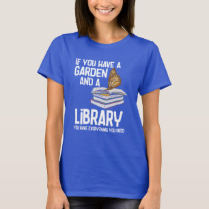 司書とおもしろいキーン庭師の退職スワッグ Tシャツ