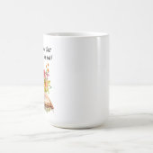 司書と本のマグカップ コーヒーマグカップ (中央)