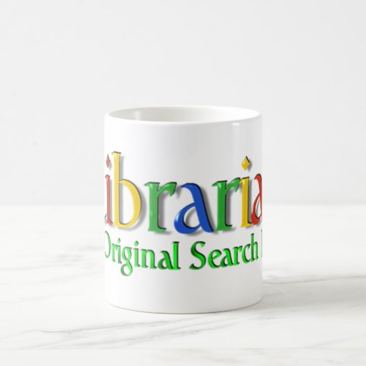 司書のオリジナルのサーチエンジン コーヒーマグカップ (中央)