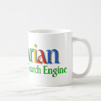 司書のオリジナルのサーチエンジン コーヒーマグカップ