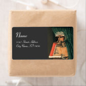 司書のモノグラム、グレー ラベル (インサイチュ)