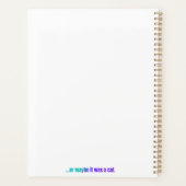 司書のユーモアのスパイラルプランナー プランナー手帳 (裏面)