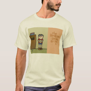 司書の微笑 Tシャツ
