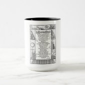 司書の感謝の詩 マグカップ (中央)