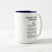司書の理解 ツートーンマグカップ (正面右)