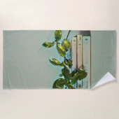 司書の誕生日プレゼント ビーチタオル (正面)