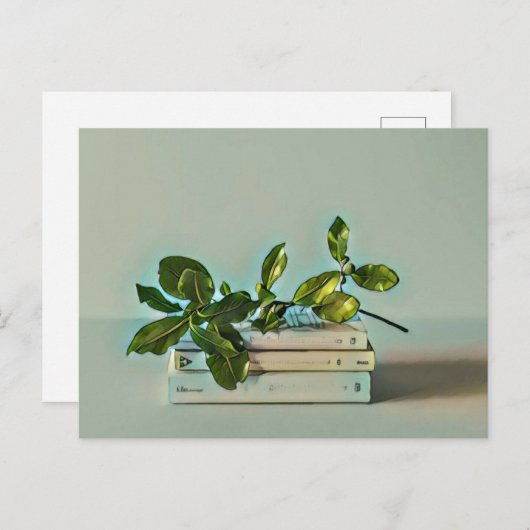 司書の誕生日プレゼント ポストカード (正面/裏面)