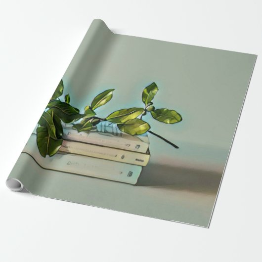 司書の誕生日プレゼント ラッピングペーパー (アンロールド)