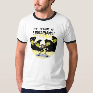 司書のTシャツのリーグ- guybrarianサイズ Tシャツ