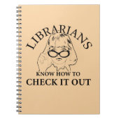 司書はそれを点検する方法を知っています ノートブック (正面)