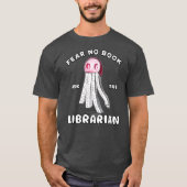 司書を恐れ頼ない Tシャツ (正面)