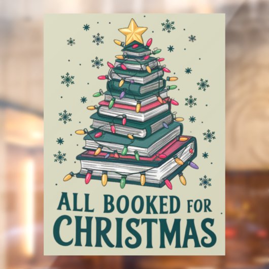 司書を愛する人のためのクリスマスプレゼントを予約 ウィンドウサイン (シート2)