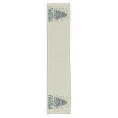 司書を愛する人のためのクリスマスプレゼントを予約 ショートテーブルランナー (正面)