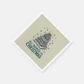 司書を愛する人のためのクリスマスプレゼントを予約 スタンダードカクテルナプキン (角)