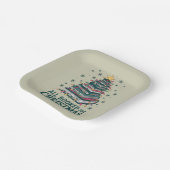 司書を愛する人のためのクリスマスプレゼントを予約 ペーパープレート (傾斜あり)