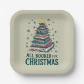 司書を愛する人のためのクリスマスプレゼントを予約 ペーパープレート (正面)