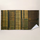 司書カッコいいの才能 ビーチタオル (正面)