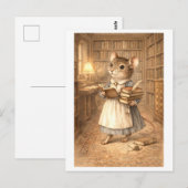 司書ネズミ ポストカード (正面/裏面)