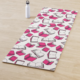 司書ブックリーダーPink White ヨガマット