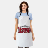 司書メリー司書クリスマス本愛人図書館 エプロン (着用した状態)