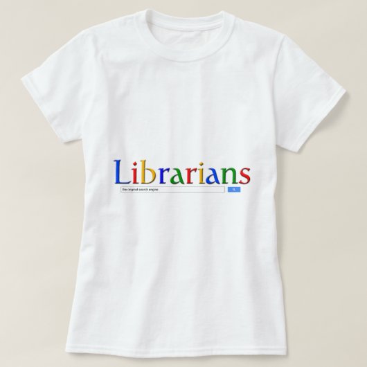 司書元のサーチエンジン Tシャツ (デザイン正面)
