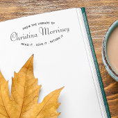 司書読者はそれを返すことを愛してパーソナライズされたいる セルフインキングスタンプ