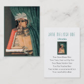 司書、作家、両面研究者- 名刺 (正面/裏面)