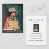 司書、作家、両面研究者- 名刺 (正面/裏面)