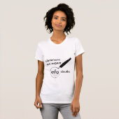 司書 - 情報の探偵 Tシャツ (正面フル)