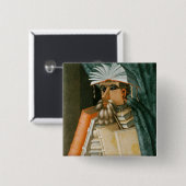 司書 缶バッジ (正面&裏面)