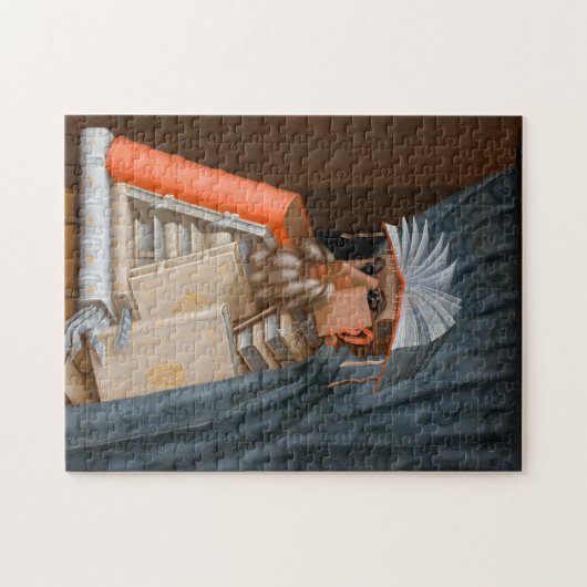 司書c.1566 by Giuseppe Arcimboldo ジグソーパズル (横)