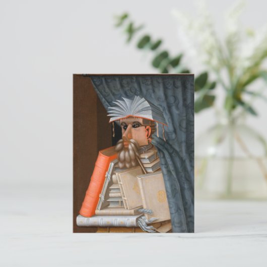 司書c.1566 by Giuseppe Arcimboldo ポストカード (スタンド正面)