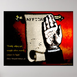 司法の知恵 – 真実に対するホームズ(v2) ポスター