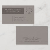 司法はかりで測弁護士弁護士名刺 名刺 (正面/裏面)