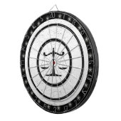 司法はかりで測規則の ダーツボード (正面右)