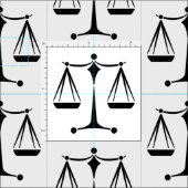 司法はかりで測階級 |法律事務所 ファブリック (タイル)