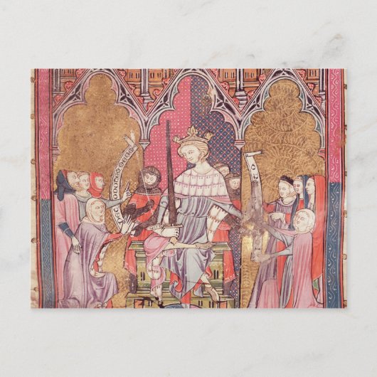 司法を執行する王 ポストカード (正面)