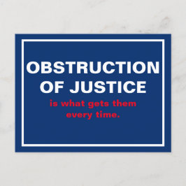 司法妨害トランプホワイトハウス ポストカード