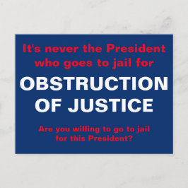 司法妨害ホワイトハウス ポストカード