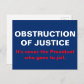 司法妨害 ポストカード (正面/裏面)