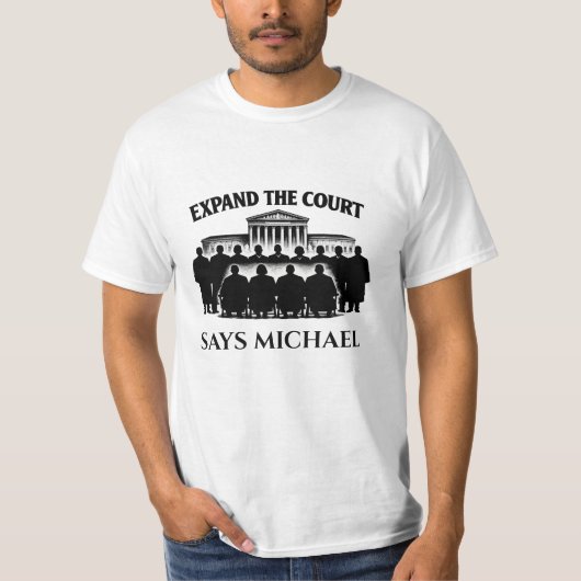 司法改革:最高裁の拡張 Tシャツ (正面)