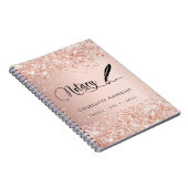 司法書士 ローン署名エージェント ローズゴールド 予算 ノートブック (右側)