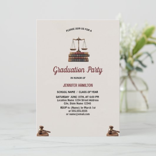 司法法学校卒業党 招待状 (スタンド正面)