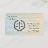 司法法律事務所が運命の個人化を実現 名刺 (裏面)