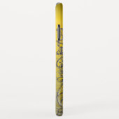 司法法律事務所、弁護士イエローモノグラム Case-Mate iPhoneケース (裏面/右)