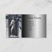 司法法律事務所、弁護士メタリックモノグラム 名刺 (正面)