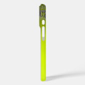 司法法律事務所、弁護士モノグラムイエロー Case-Mate iPhoneケース (裏面 / 左)