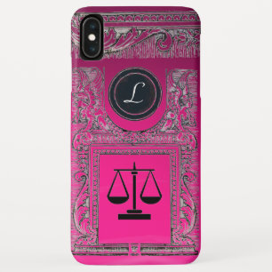 司法法律事務所、弁護士モノグラムピンク iPhone XS MAXケース
