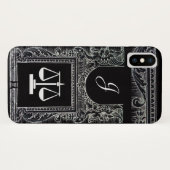 司法法律事務所,弁護士モノグラムブラック Case-Mate iPhoneケース (裏面(横))
